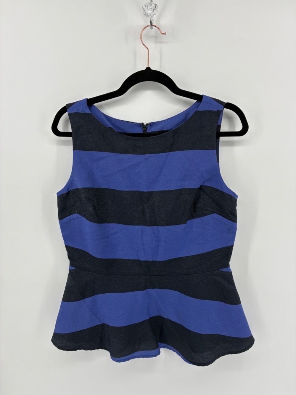 Banana Republic Blue Asymmetrical Sleeveless Tank Top - Picture 2 of 8
